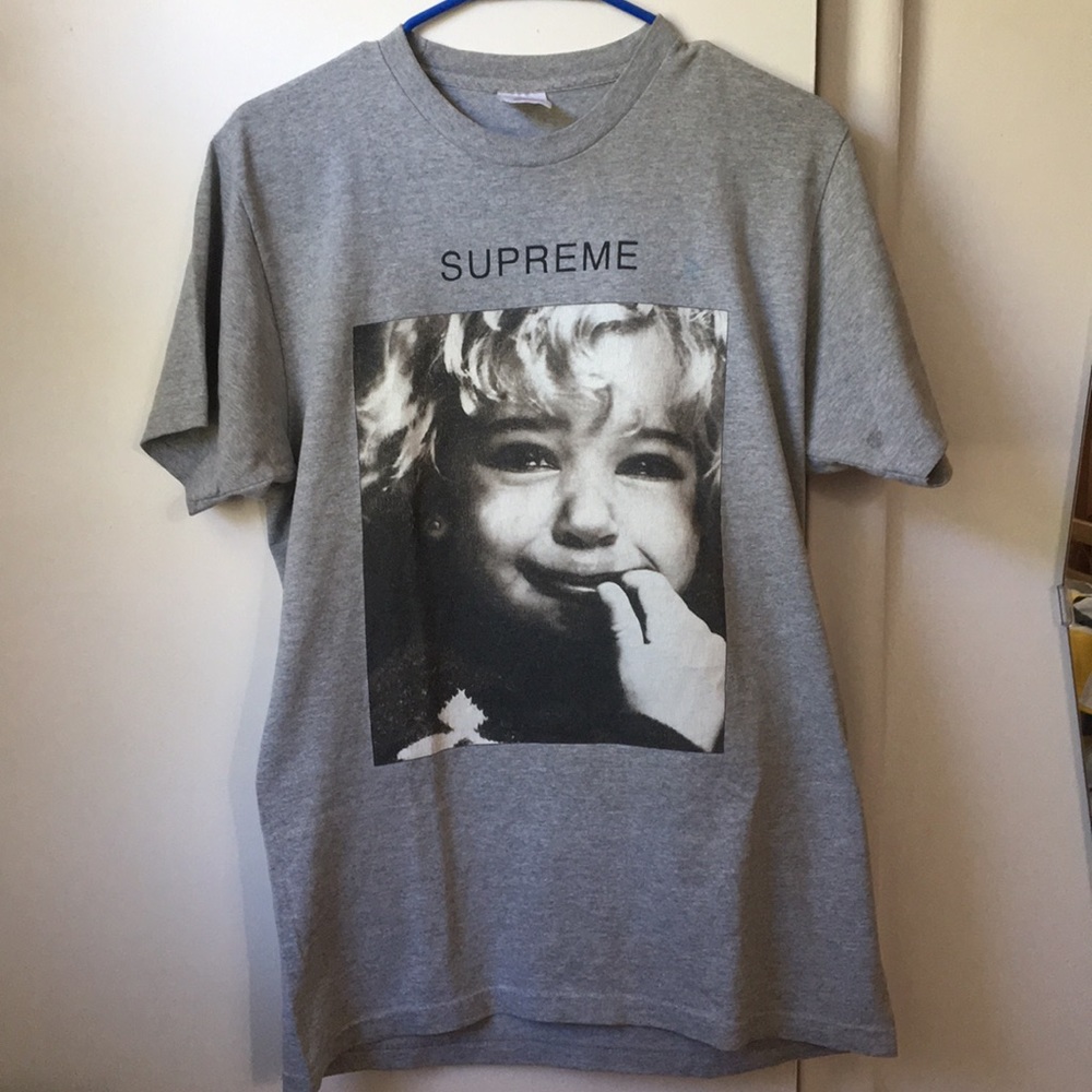 SUPREME Crybaby Tee (Gray)